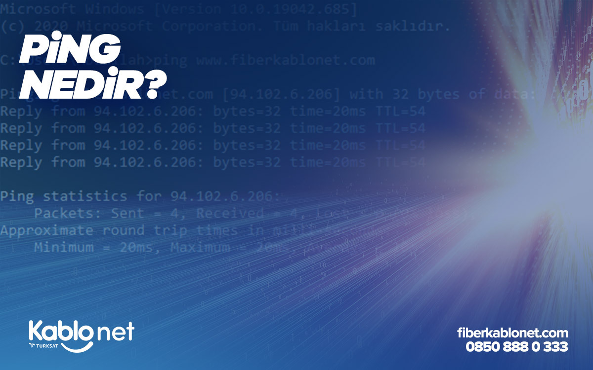 Ping Nedir? Nasıl Test Edilir? 1 Ping nedir?