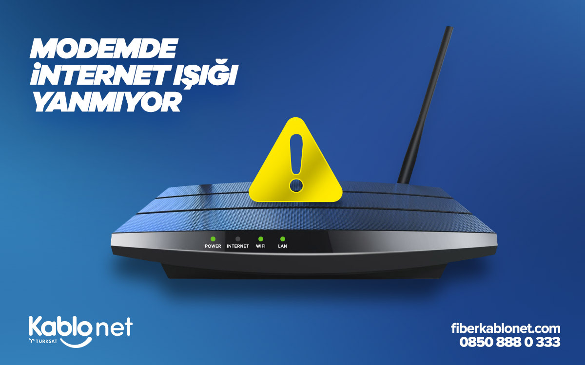 Modemde İnternet Işığı Yanmıyor Problemi Nasıl Çözülür? 1 Modemde İnternet Işığı Yanmıyor Sorunu