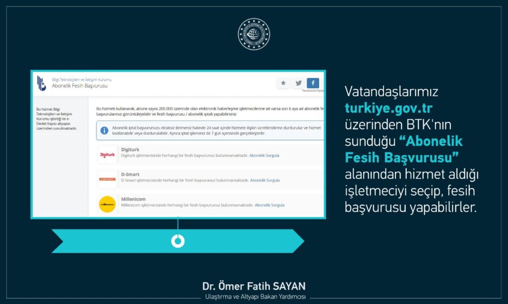 E-Devlet Üzerinden İnternet Aboneliği Nasıl İptal Edilir? 3 imza2