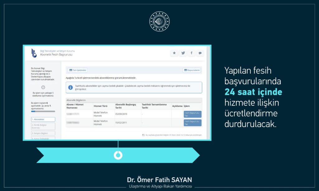 E-Devlet Üzerinden İnternet Aboneliği Nasıl İptal Edilir? 4 imza3