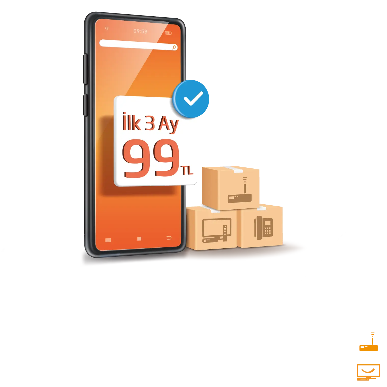 Sınırsız İnternet 99TL.